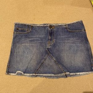 Abercrombie and Fitch denim mini skirt in size 6
